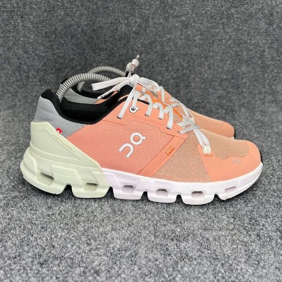 On Running Cloudflyer 4 Running Shoes Womens Size 9 Peach Aloe Athletic Training - Picture 1 of 14